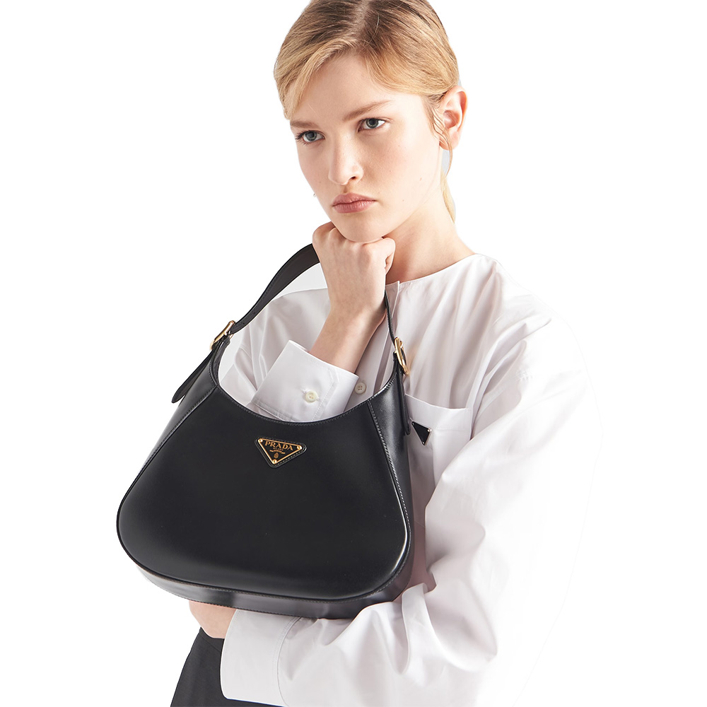 PRADA(プラダ) レザー ショルダーバッグ ハンドバッグ