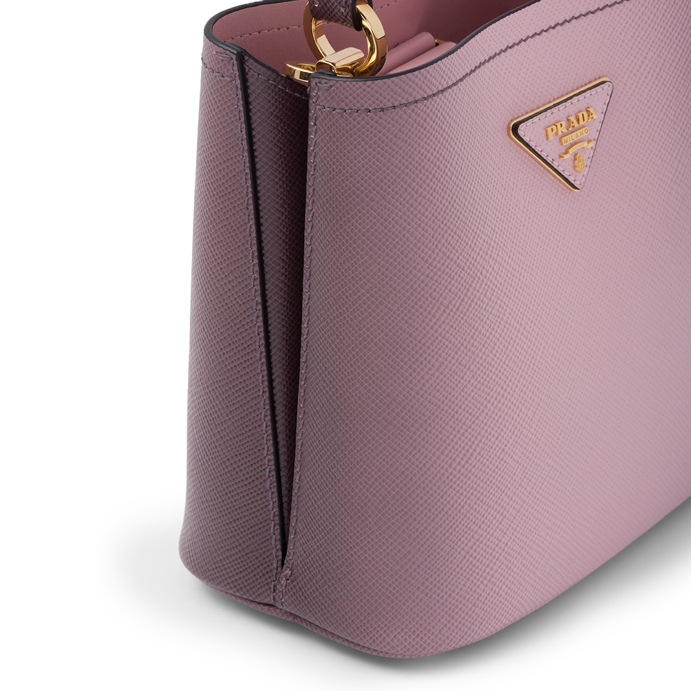 PRADA(プラダ) プラダ パニエ サフィアーノレザー スモールバッグ スフマート ピンク  ハンドバッグ ショルダーバッグ