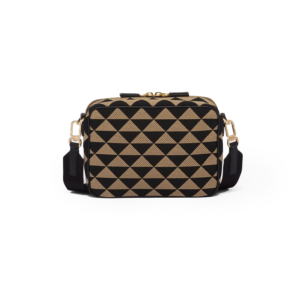 PRADA(プラダ) プラダ ブリック エンブロイダリーファブリック バッグ ショルダーバック