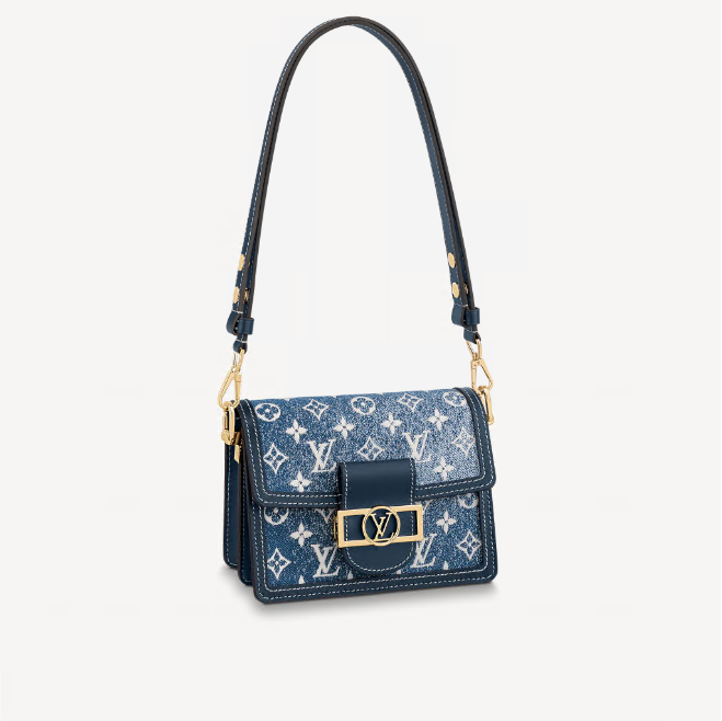 LOUIS VUITTON（ルイヴィトン）DAUPHINE ミニバッグ デニム ショルダーバッグ