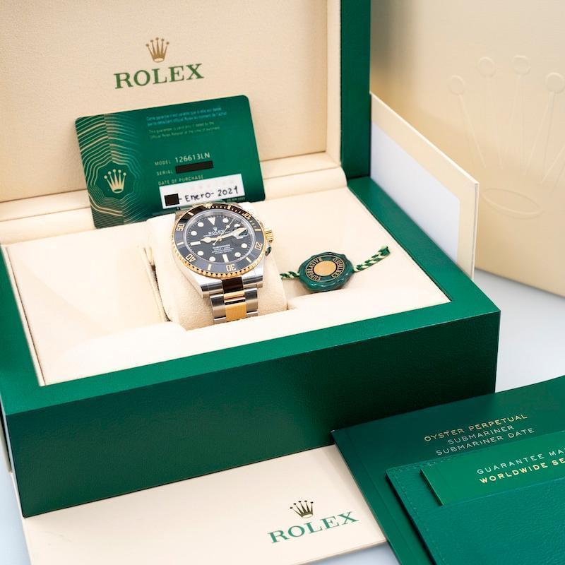 ROLEX サブマリーナー 自動巻き ブラック 文字盤 m126613ln-0002 メンズ