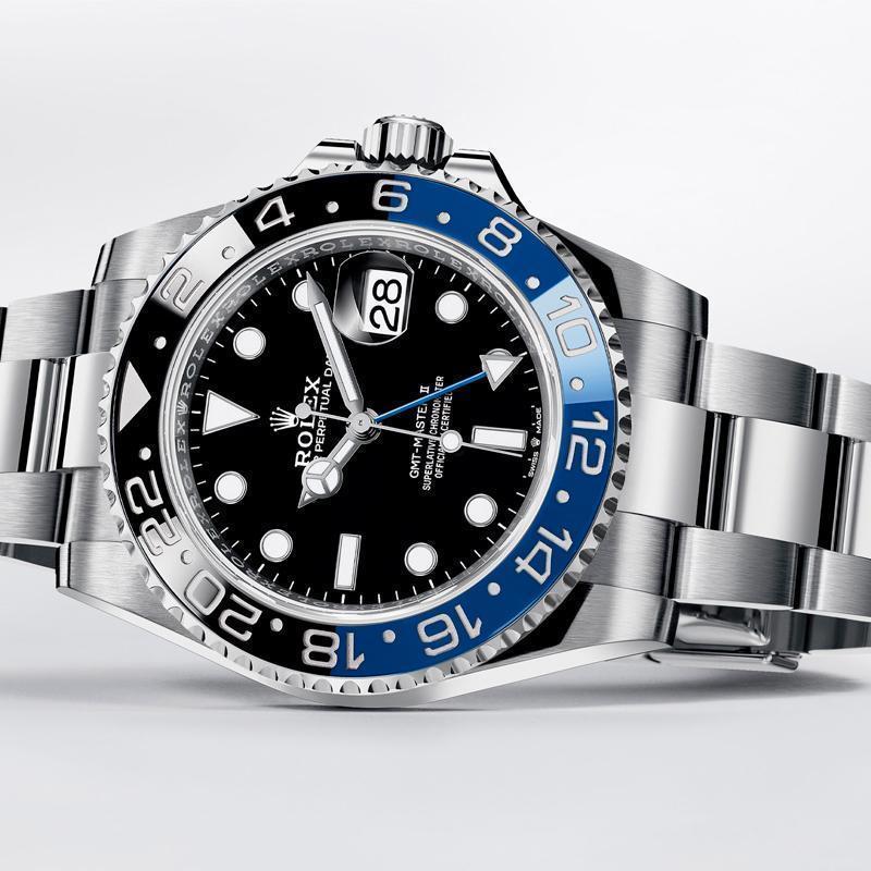 ROLEX GMTマスターⅡ 自動巻き ブラック 文字盤 ステンレス m126710blnr-0003 メンズ