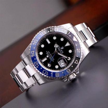 ROLEX GMTマスターⅡ 自動巻き ブラック 文字盤 ステンレス m126710blnr-0003 メンズ