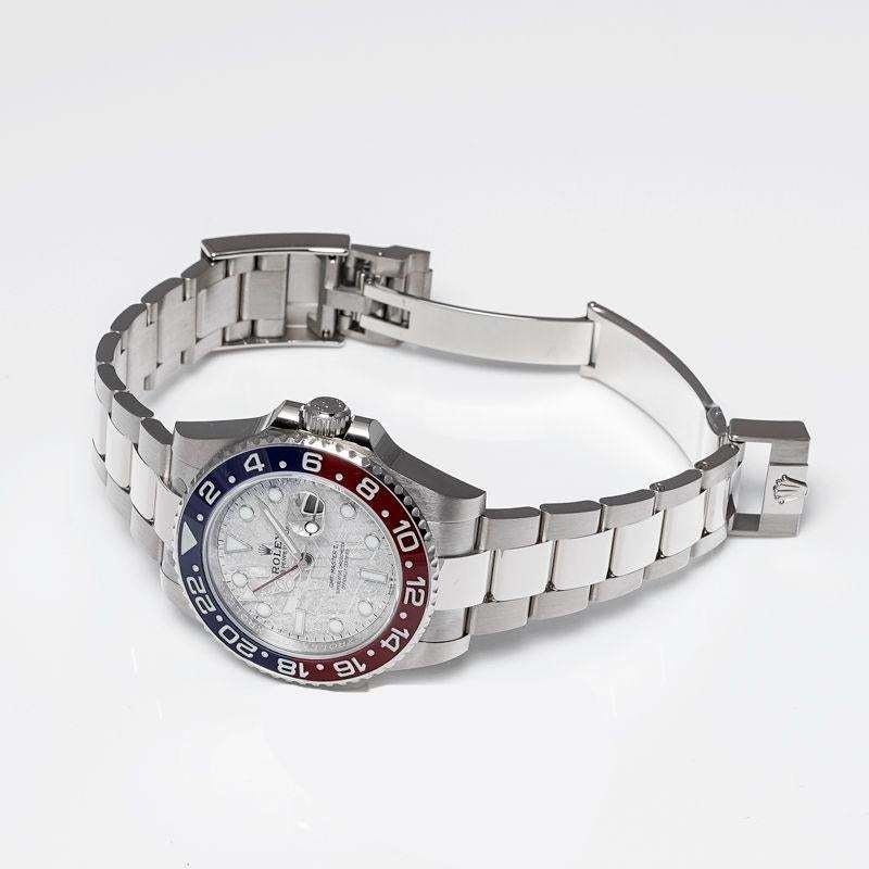 ROLEX GMTマスターⅡ 自動巻き ブラック 文字盤 ホワイトゴールド m126719BLRO-0002 メンズ