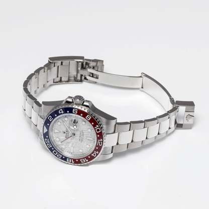 ROLEX GMTマスターⅡ 自動巻き ブラック 文字盤 ホワイトゴールド m126719BLRO-0002 メンズ