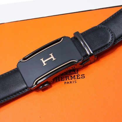 エルメス HERMES ベルト 3.5CM メンズ ブラック