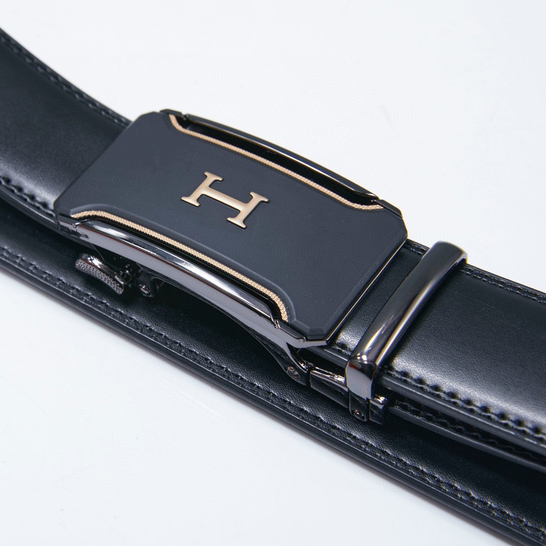 エルメス HERMES ベルト 3.5CM メンズ ブラック