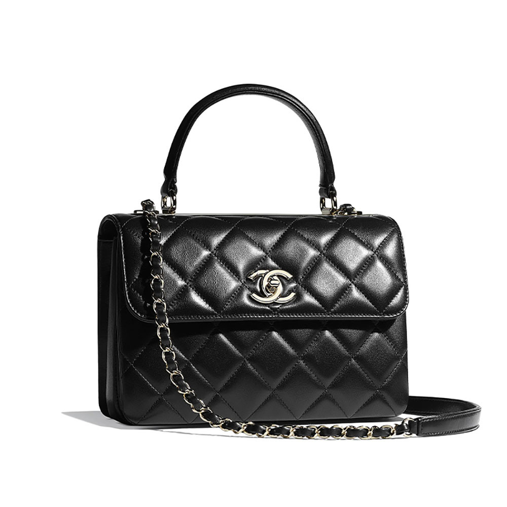 CHANEL(シャネル) トップハンドル フラップ バッグ ショルダーバッグ ハンドバッグ