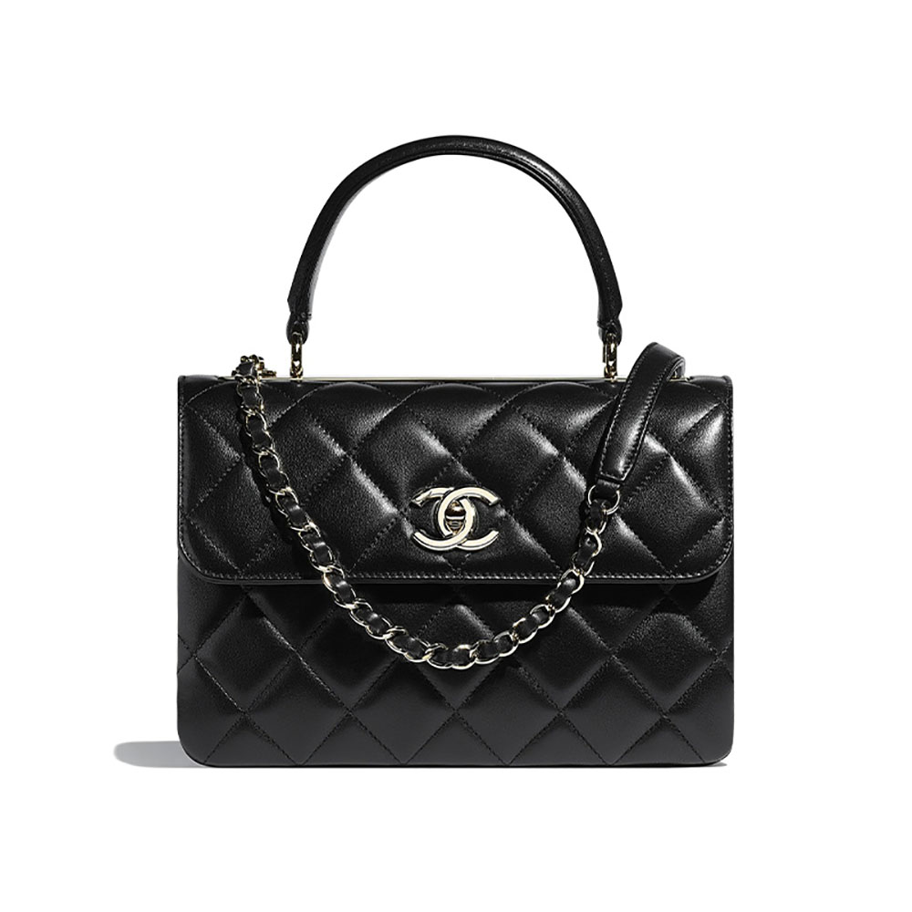 CHANEL(シャネル) トップハンドル フラップ バッグ ショルダーバッグ ハンドバッグ