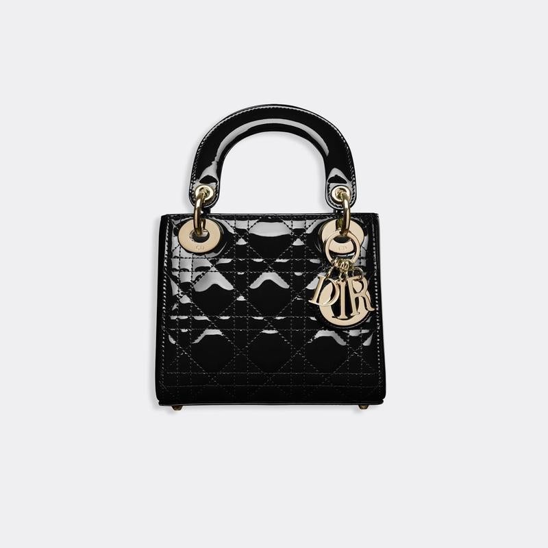 Dior(ディオール) カーフスキン Lady Dior ミニバッグ ハンドバッグ ショルダーバッグ 2色