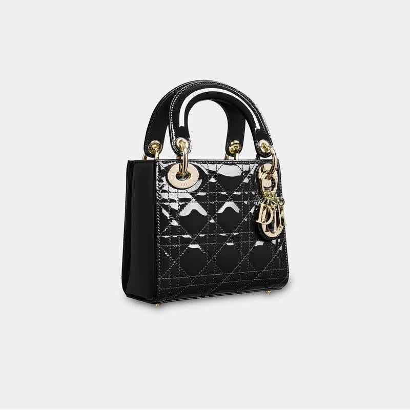 Dior(ディオール) カーフスキン Lady Dior ミニバッグ ハンドバッグ ショルダーバッグ 2色