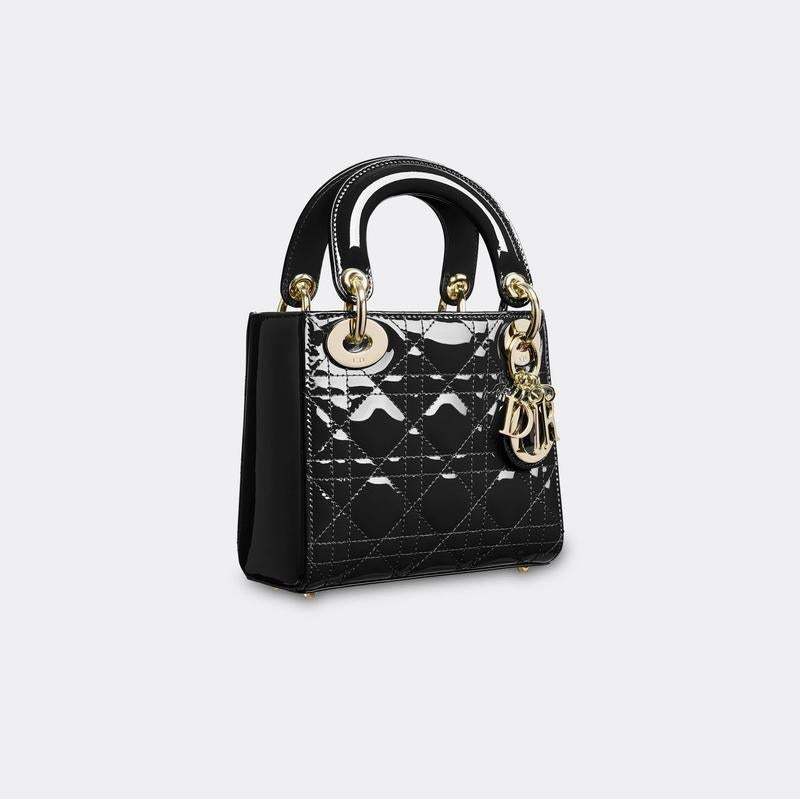 Dior(ディオール) カーフスキン Lady Dior ミニバッグ ハンドバッグ ショルダーバッグ 2色