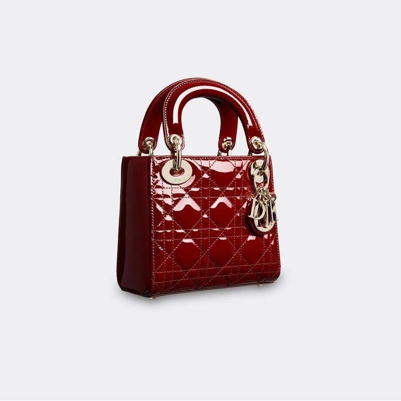 Dior(ディオール) カーフスキン Lady Dior ミニバッグ ハンドバッグ ショルダーバッグ 2色