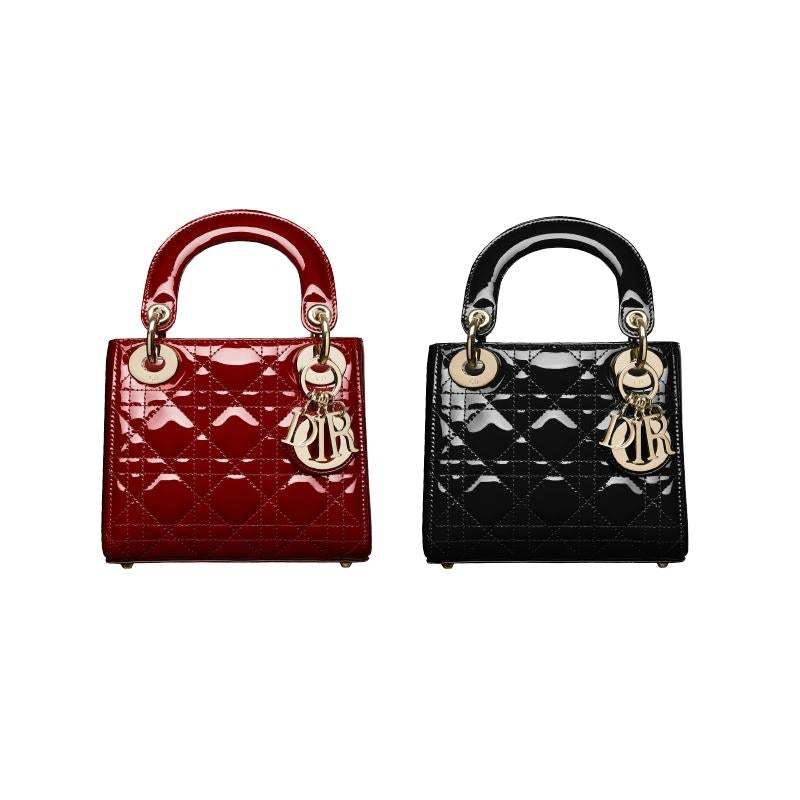 Dior(ディオール) カーフスキン Lady Dior ミニバッグ ハンドバッグ ショルダーバッグ 2色
