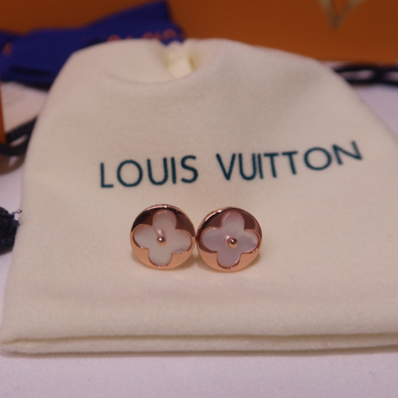 ルイヴィトン ピアス サン ブロッサム ナクレ(ピンクゴールド×ホワイト マザー･オブ･パール)