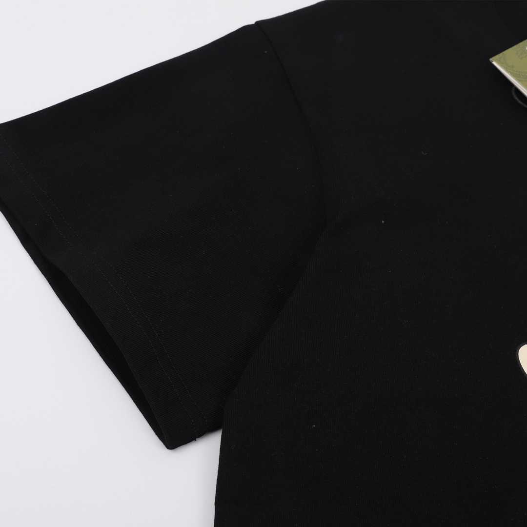 グッチ コットン プリント 半袖 Tシャツ メンズ＆レディース