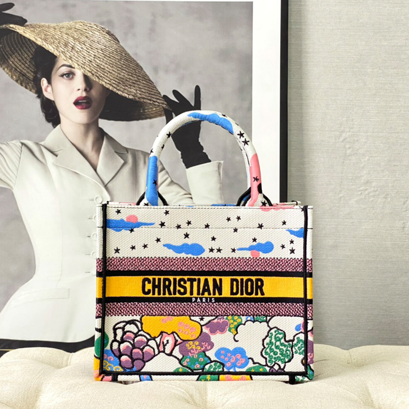 ディオール DIOR BOOK TOTE バッグ ミディアム トートバッグ レディース