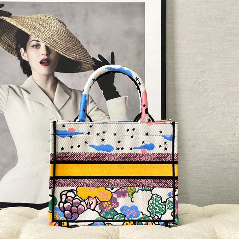 ディオール DIOR BOOK TOTE バッグ ミディアム トートバッグ レディース