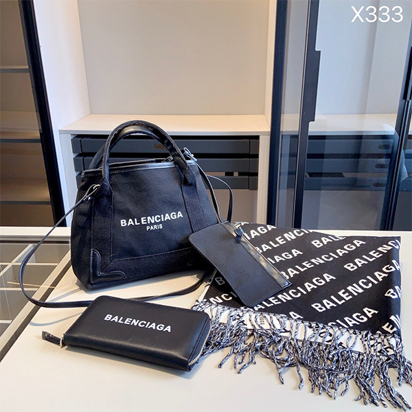 バレンシアガ トートバッグ+財布+スカーフ お得セット 3点 レディース