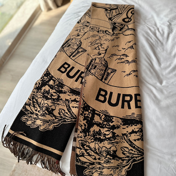 バーバリーBurberry 両面カシミヤマフラー レディース