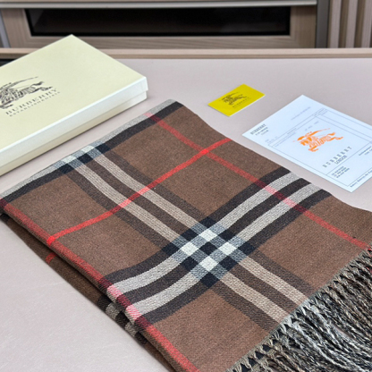 バーバリーBurberry 両面カシミヤマフラー レディース