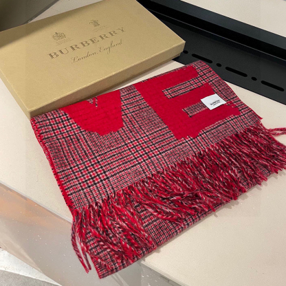 バーバリーBurberry カシミヤ ウール マフラー レディース