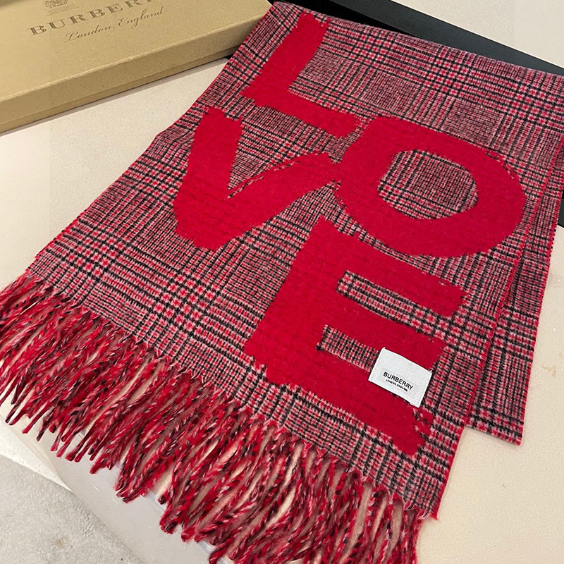 バーバリーBurberry カシミヤ ウール マフラー レディース