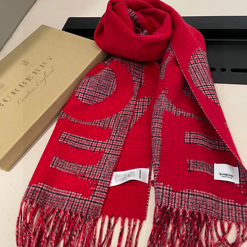 バーバリーBurberry カシミヤ ウール マフラー レディース