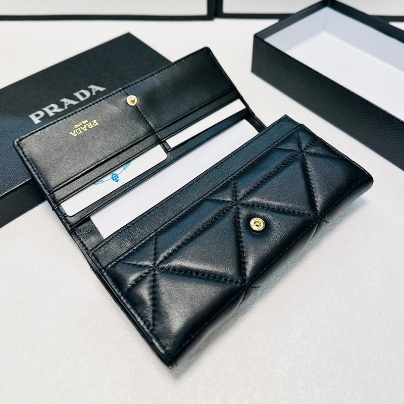 PRADA(プラダ) 長財布 ブラック レディース