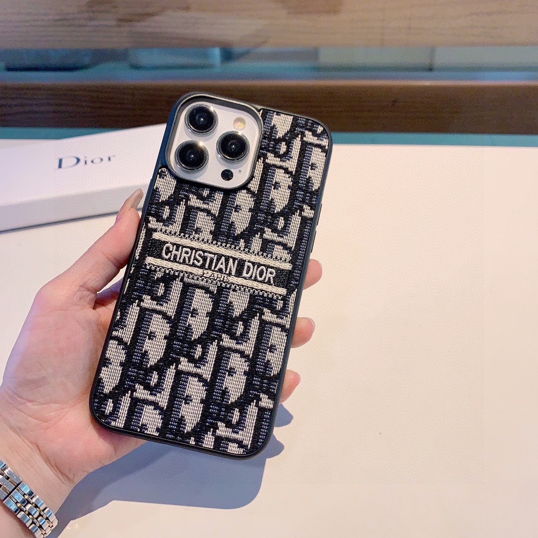 ディオール シンプル 定番 携帯ケース 2色 レディース