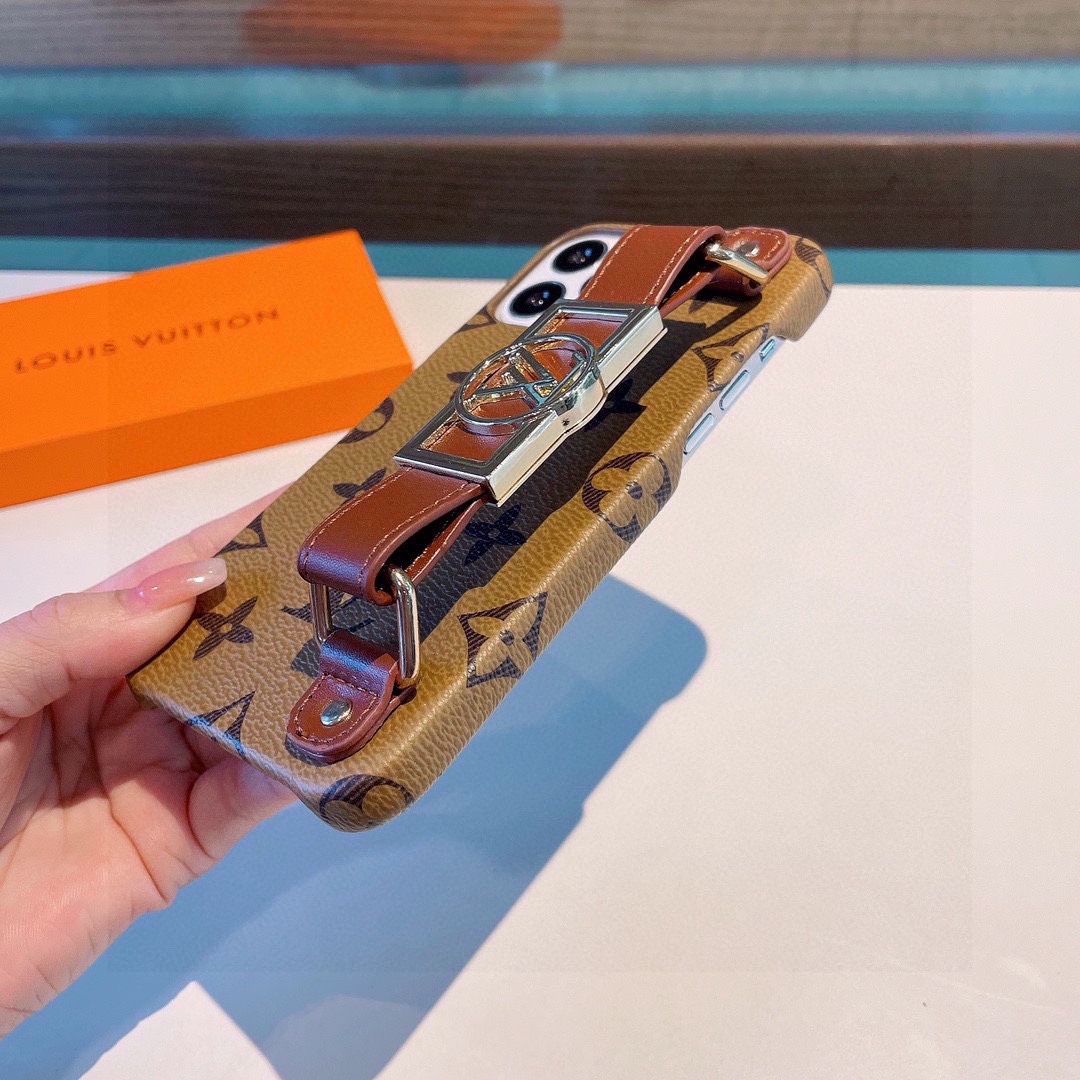 ルイヴィトン 携帯ケース シンプル 2色 レディース