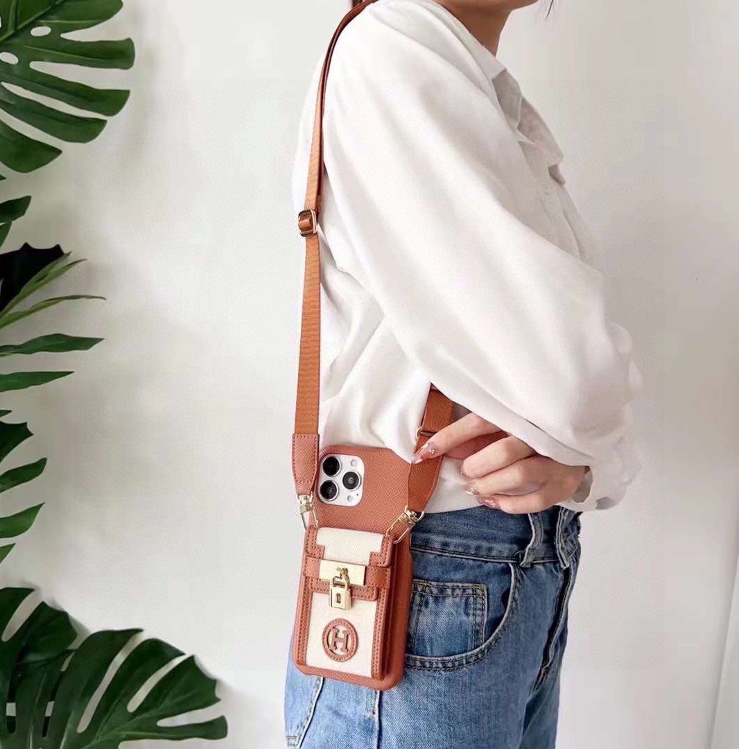 エルメス カードホルダー クロスボディ ファッション 携帯ケース レディース