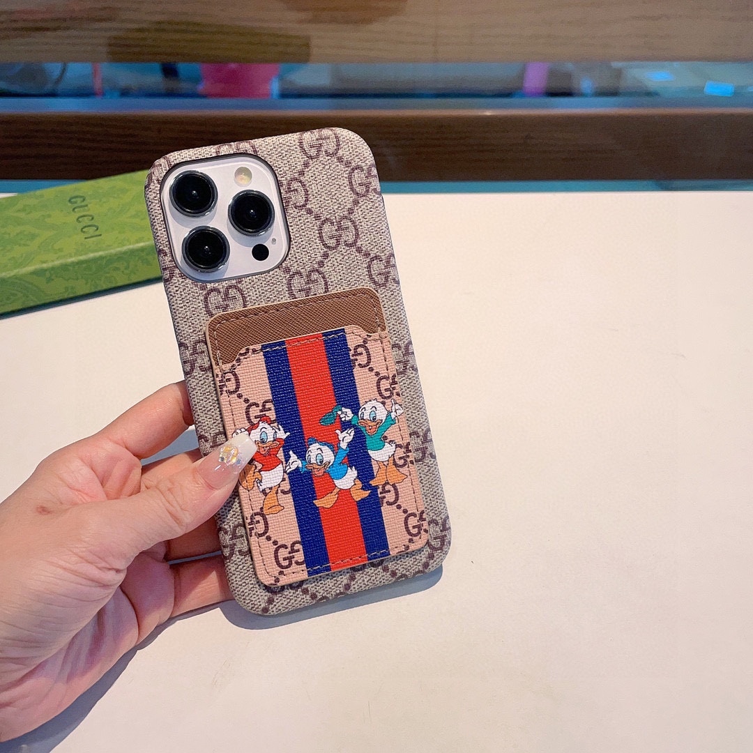 グッチ ファッション 携帯ケース iPhoneケース カードスロット付 レディース
