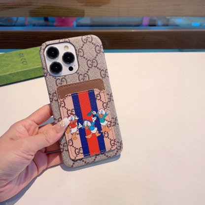 グッチ ファッション 携帯ケース iPhoneケース カードスロット付 レディース