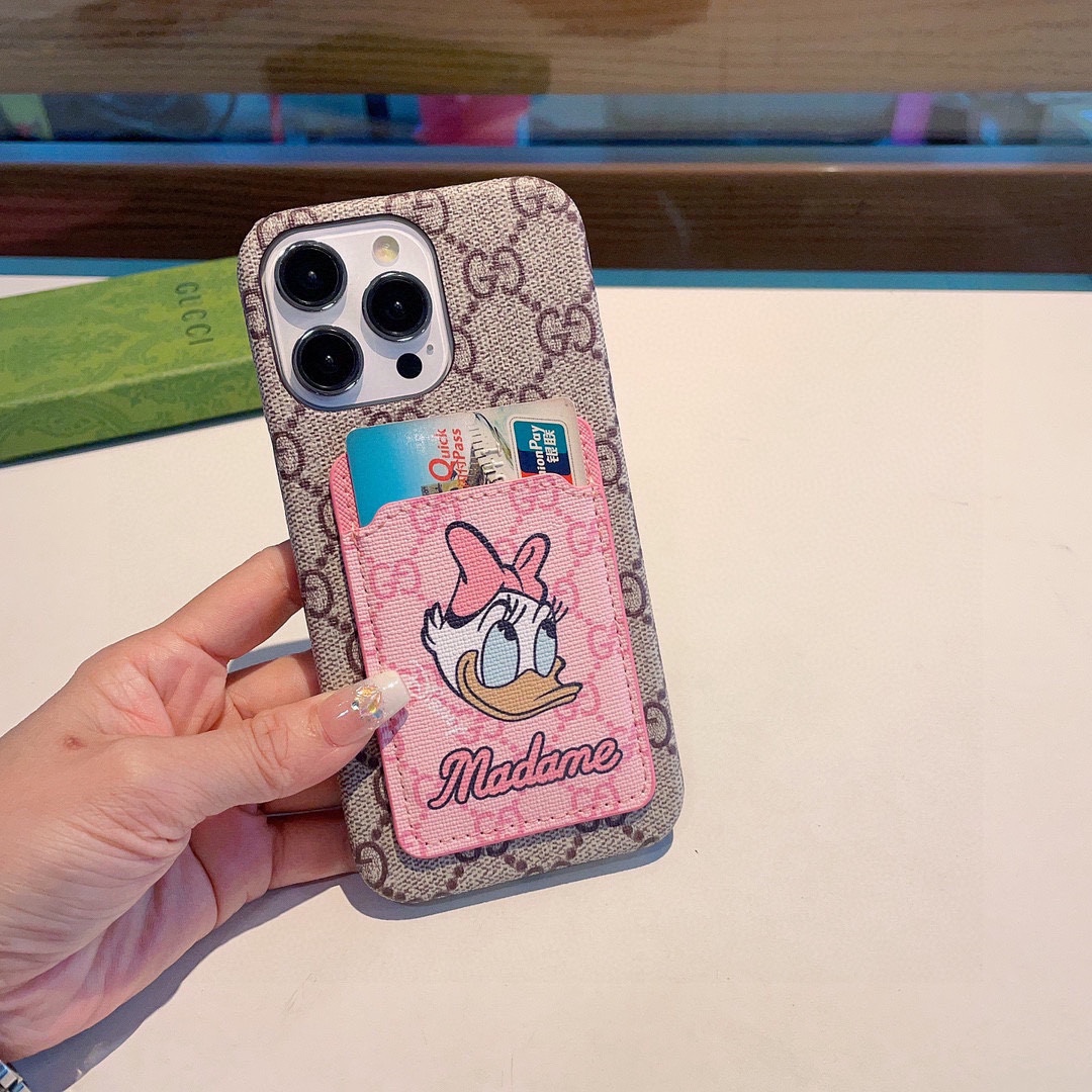 グッチ ファッション 携帯ケース iPhoneケース カードスロット付 レディース