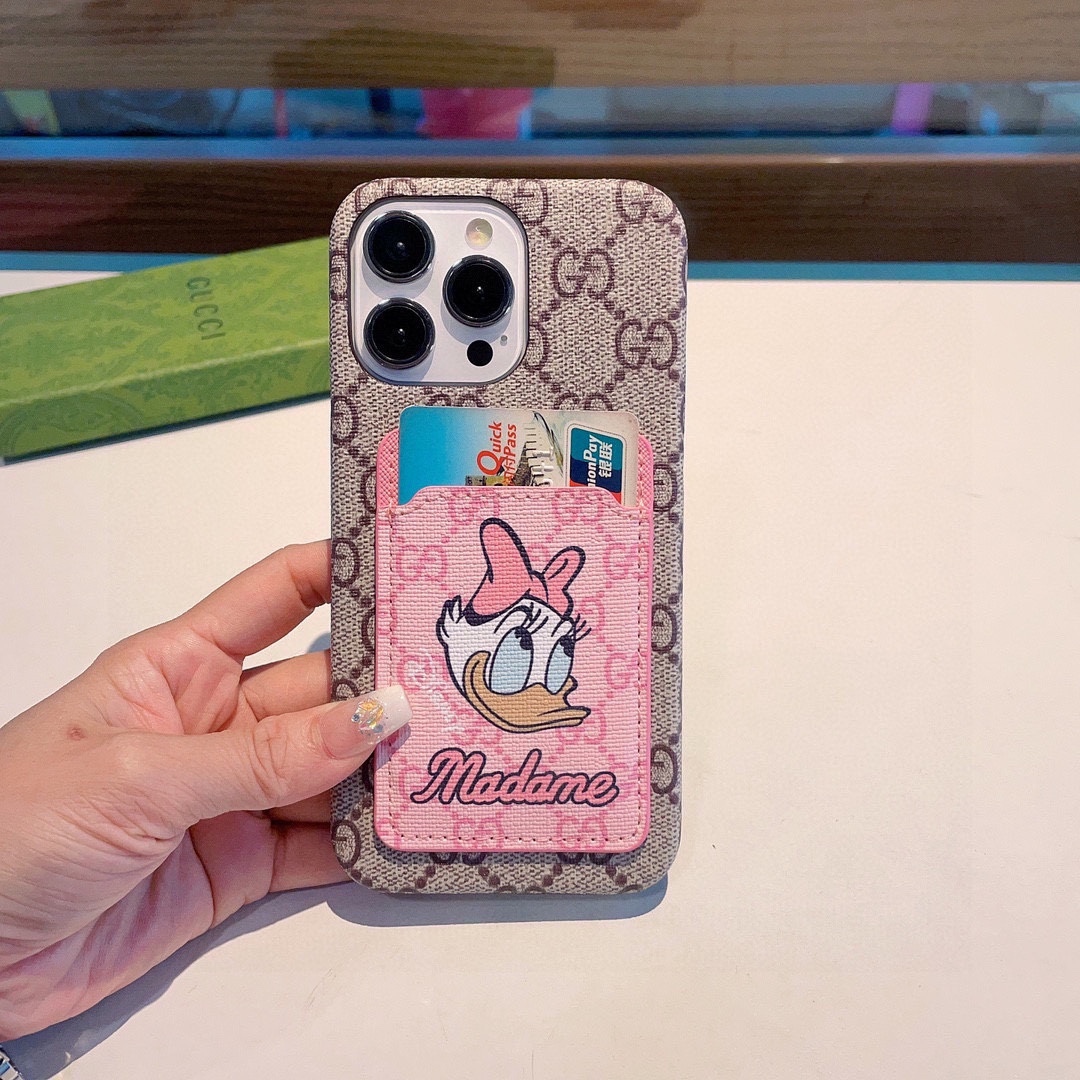 グッチ ファッション 携帯ケース iPhoneケース カードスロット付 レディース