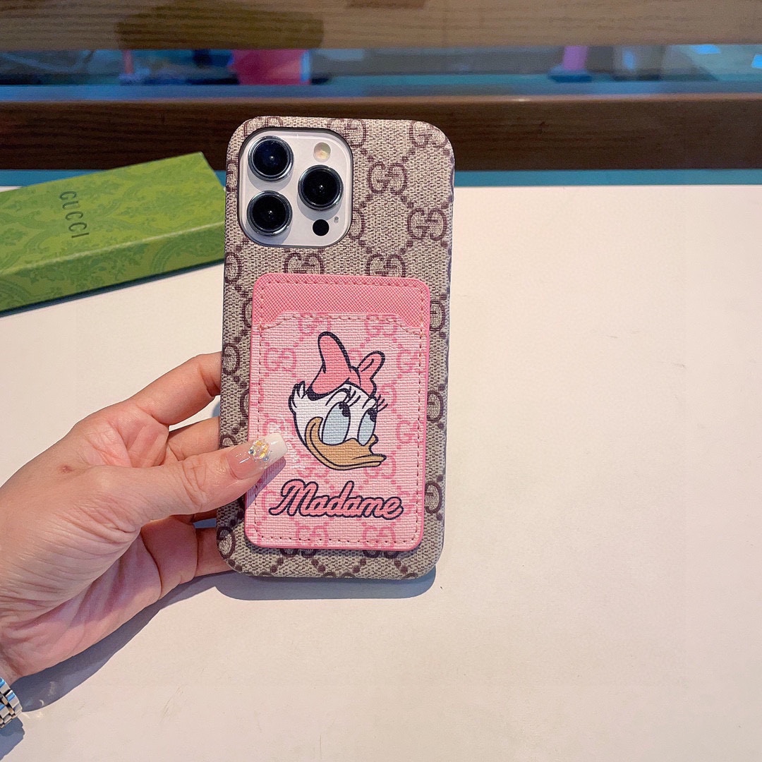 グッチ ファッション 携帯ケース iPhoneケース カードスロット付 レディース