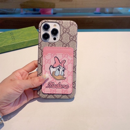 グッチ ファッション 携帯ケース iPhoneケース カードスロット付 レディース