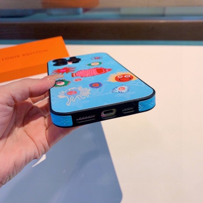 ルイヴィトン 携帯ケース プリント 2色 レディース