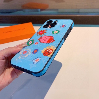 ルイヴィトン 携帯ケース プリント 2色 レディース