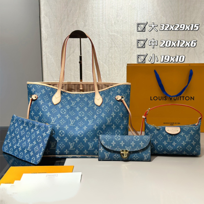 ルイヴィトン トートバッグ＋ショルダーバッグ＋財布 お得セット 3点 レディース