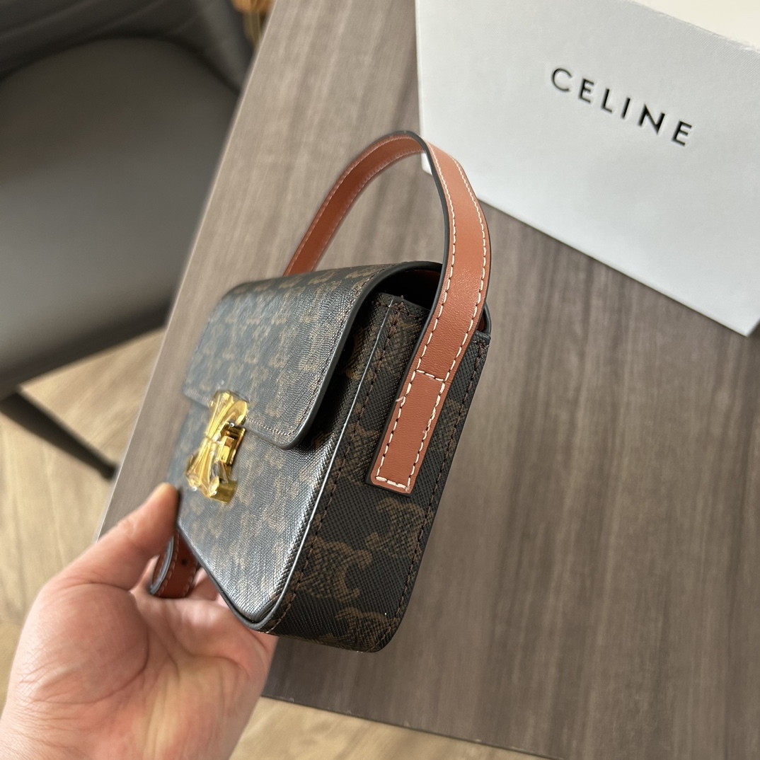 CELINE セリーヌ ショルダーバッグ クロード カーフスキン レディース