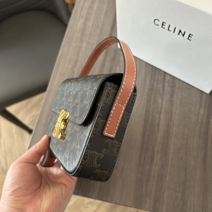 CELINE セリーヌ ショルダーバッグ クロード カーフスキン レディース