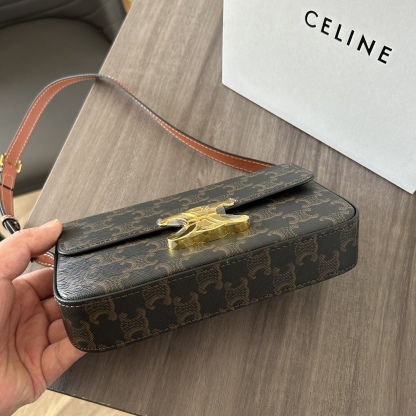 CELINE セリーヌ ショルダーバッグ クロード カーフスキン レディース