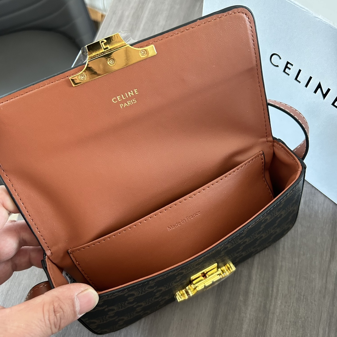 CELINE セリーヌ ショルダーバッグ クロード カーフスキン レディース