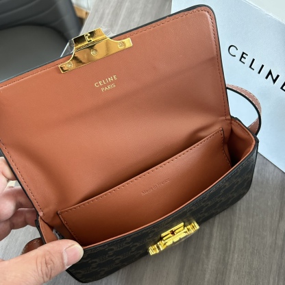 CELINE セリーヌ ショルダーバッグ クロード カーフスキン レディース