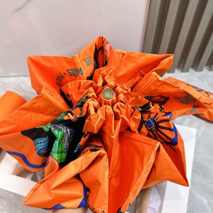 エルメス（HERMES）晴雨兼用 傘 日傘 自動折り たたみ傘 2色 レディース