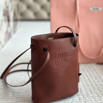ミュウミュウ ミニバッグ バケットバッグ 3色 レディース