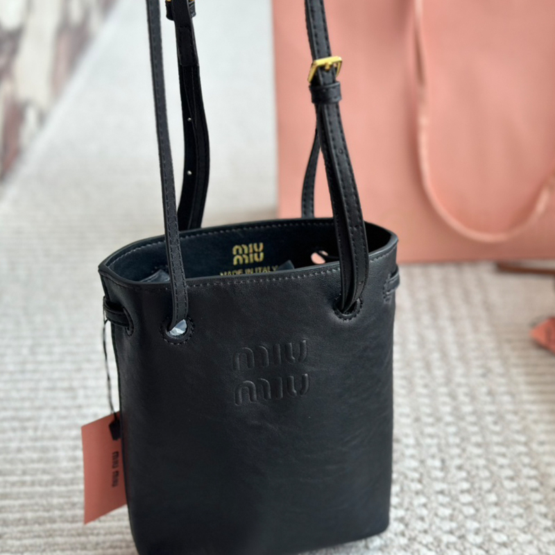 ミュウミュウ ミニバッグ バケットバッグ 3色 レディース