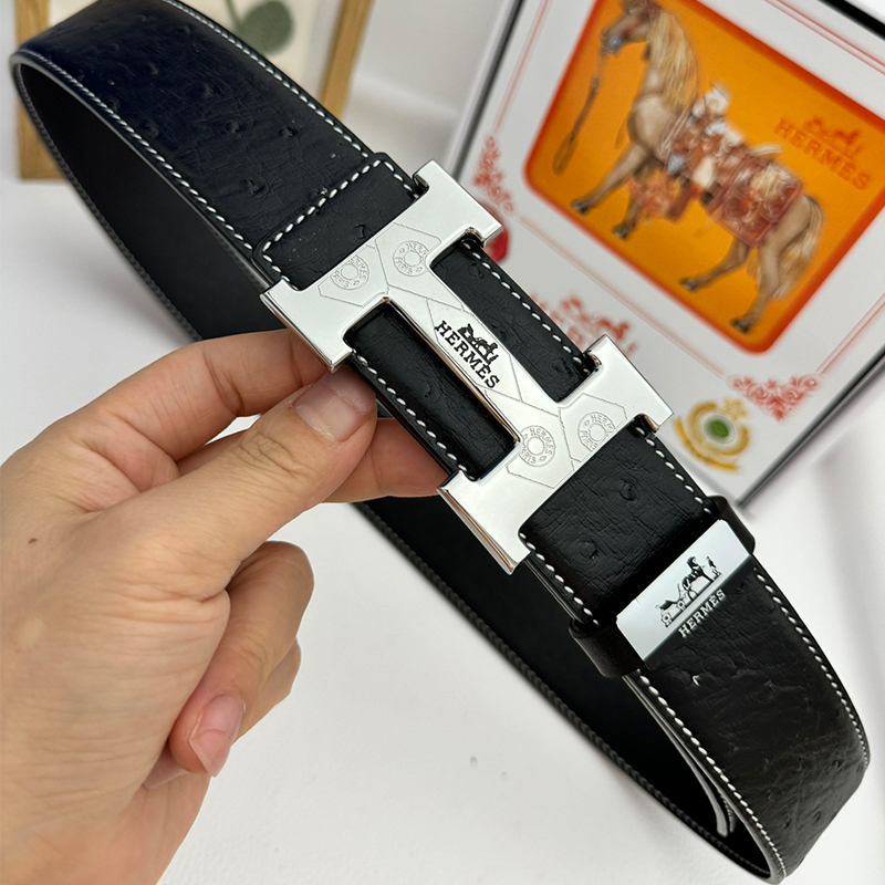 エルメス ベルト 牛革 38mm 穴あけ器を贈り 2色 牛革メンズ